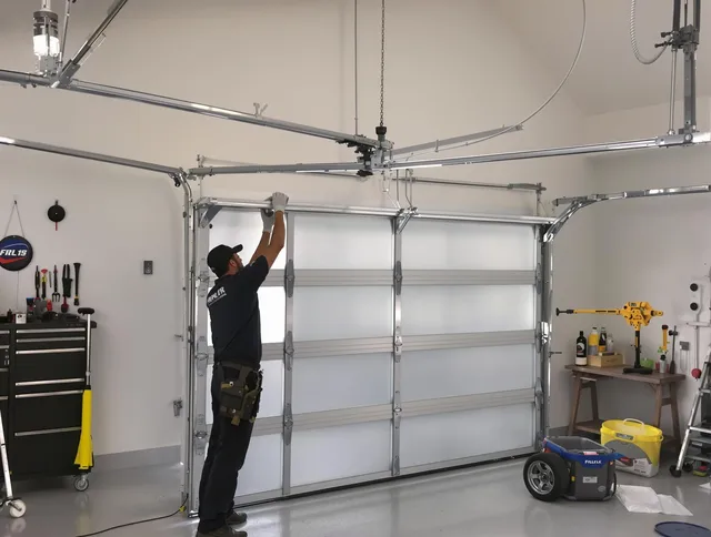 Acushnet Garage Door Repair certified team performing precision garage door installation in Acushnet