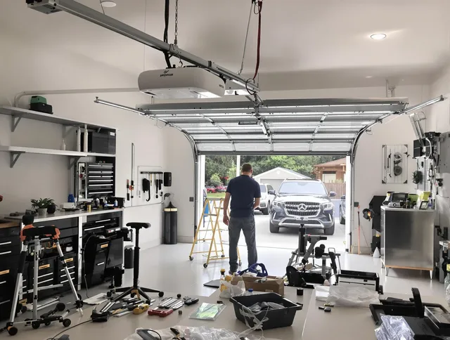 Garage door opener installation by Acushnet Garage Door Repair in Acushnet